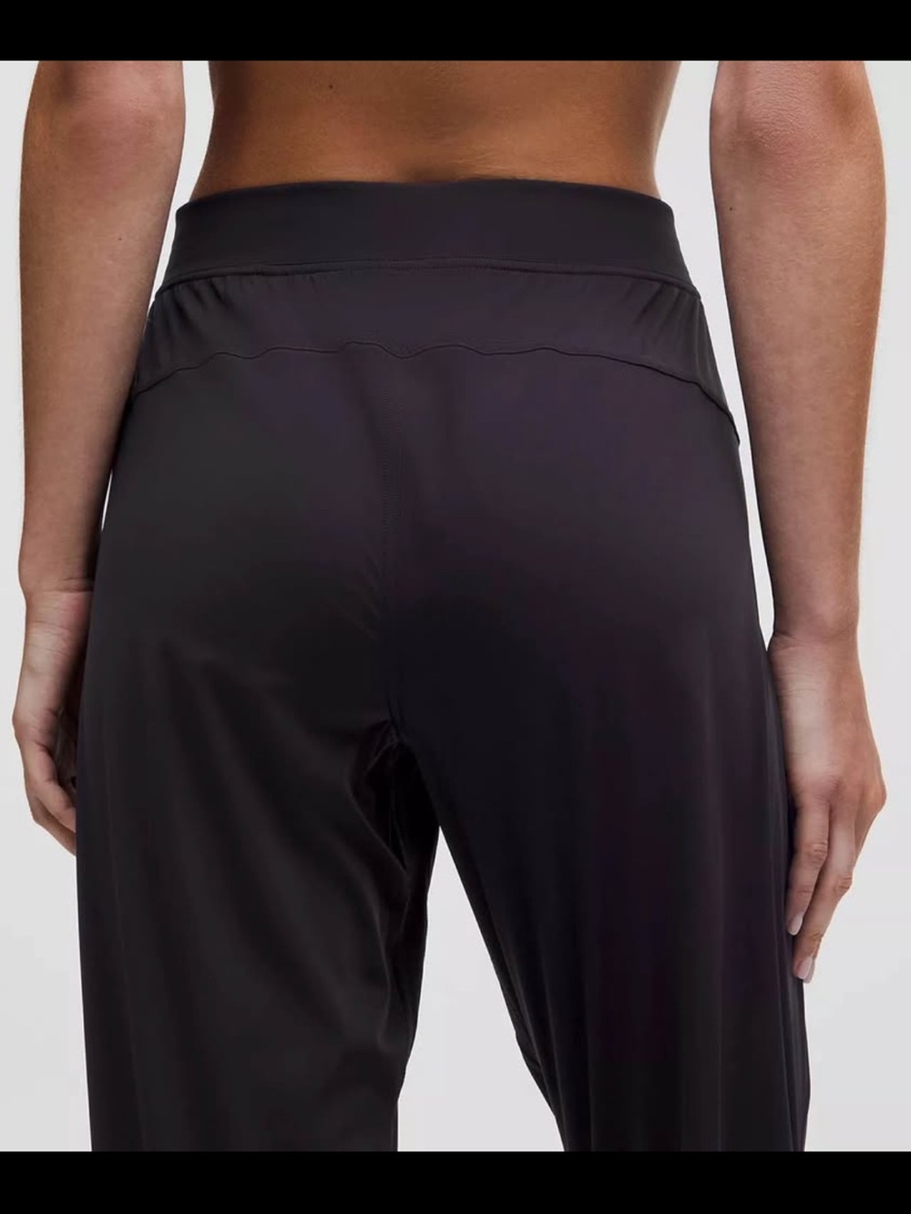 lululemon athletica Black Wide-Leg Track Pants
